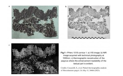 Flir Thermal Imaging Helps Reveal Hidden Text in Ancient Herculaneum Papyri
